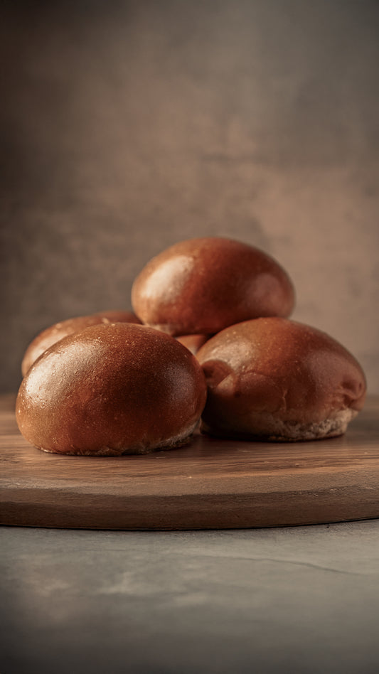 Hamburguesas tipo brioche x4